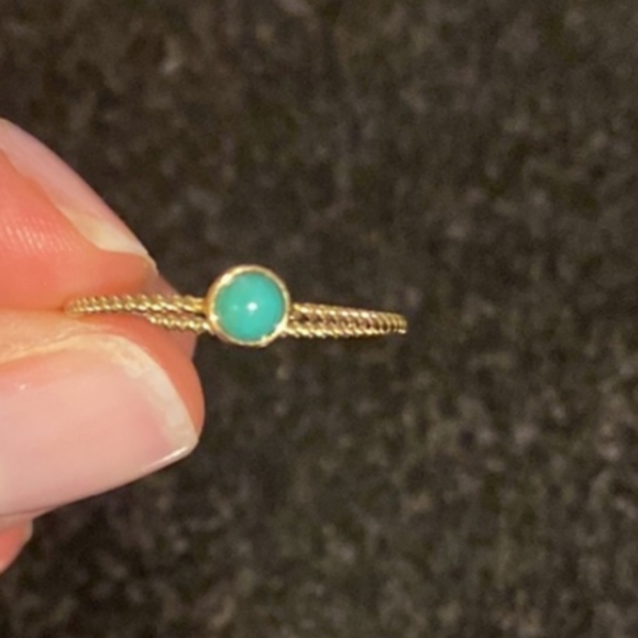 THE LAST LINE Turquoise ring 14k - Picture 6 of 11